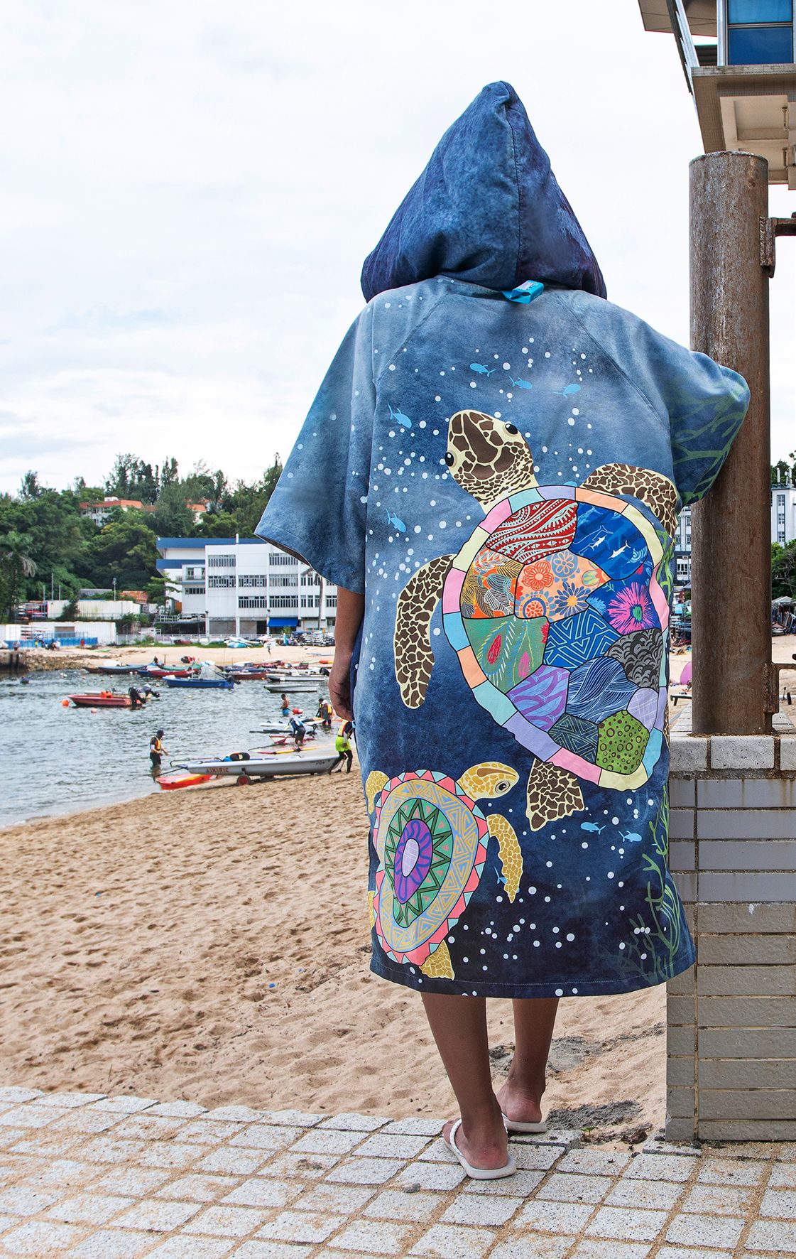 Oceanarium Ocean Species Identification Cloak Towel