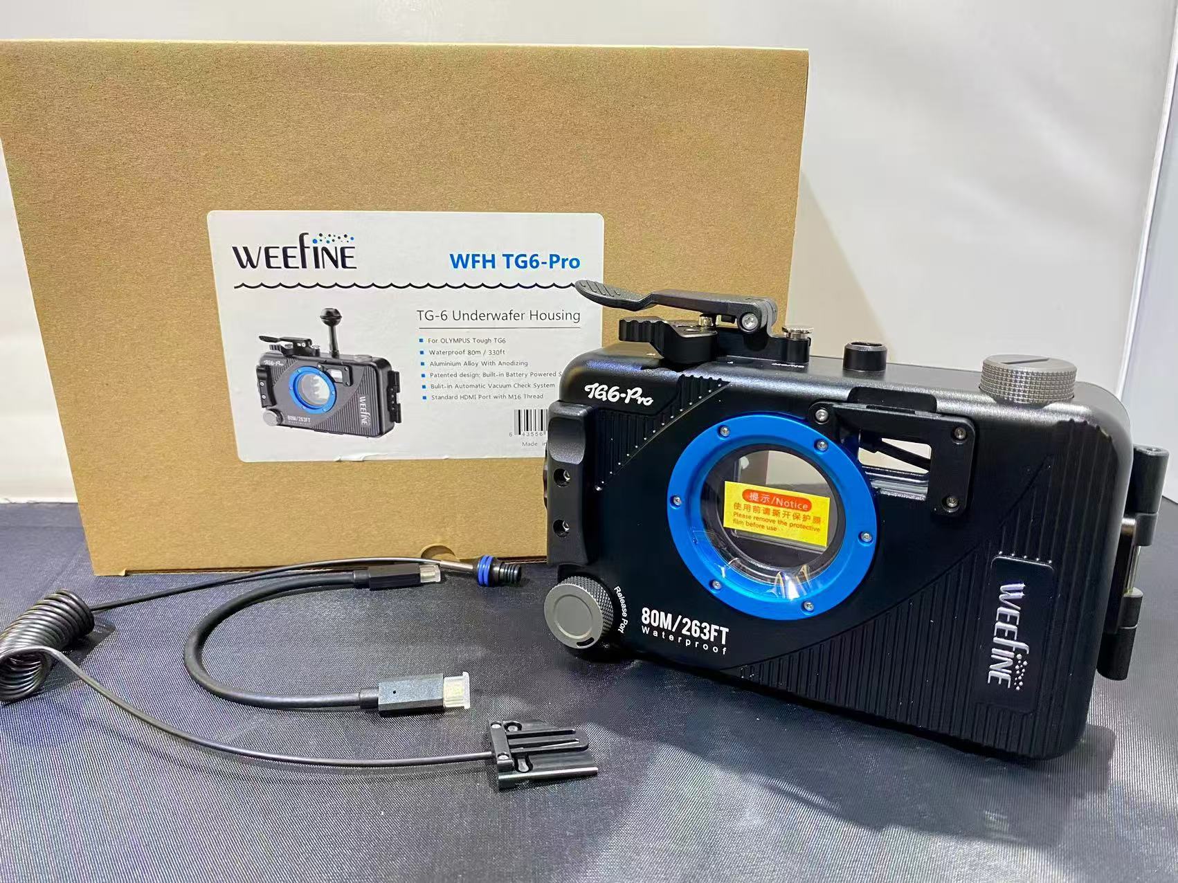 Weefine TG Pro Olympus TG7 專業級潛水外殼