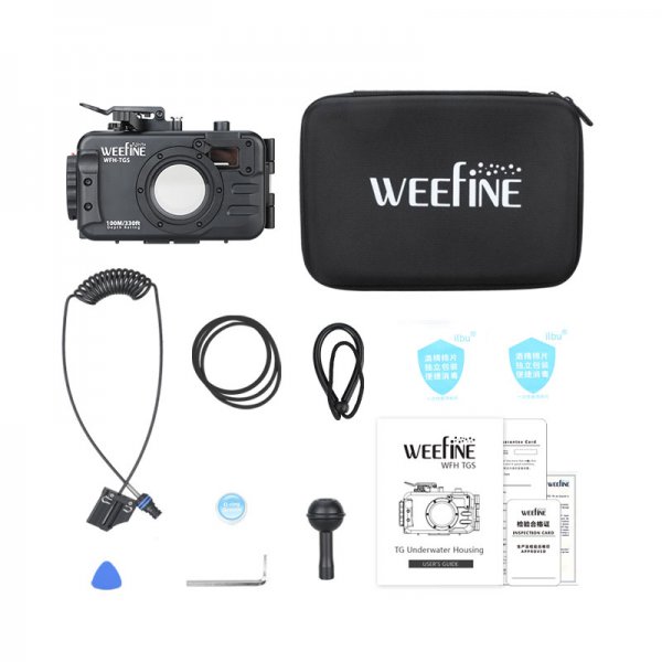 Weefine TGS Olympus TG7 簡便相機潛水外殼
