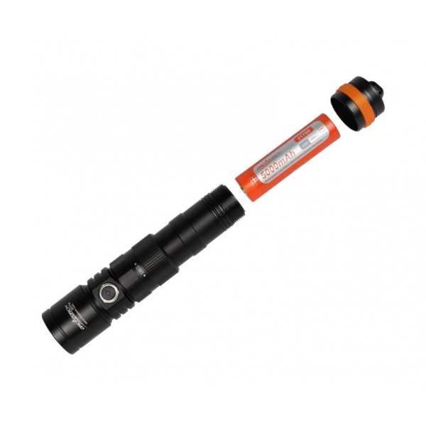 OrcaTorch DC710 3000 Lumen 6 Degree Beam Angle