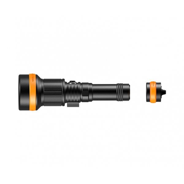 OrcaTorch ZD710 MK2 Zoom Light 4-72 Degree Beam Angle