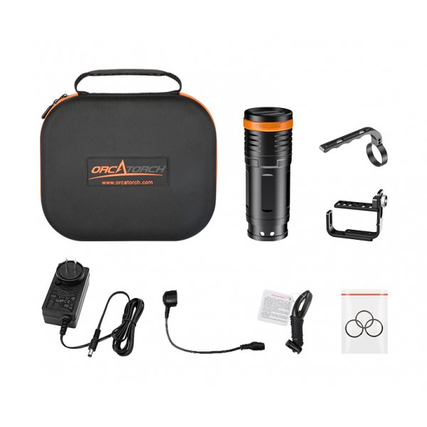 OrcaTorch D920 Handheld Tec Diving Light 5000 Lumen 9° Beam