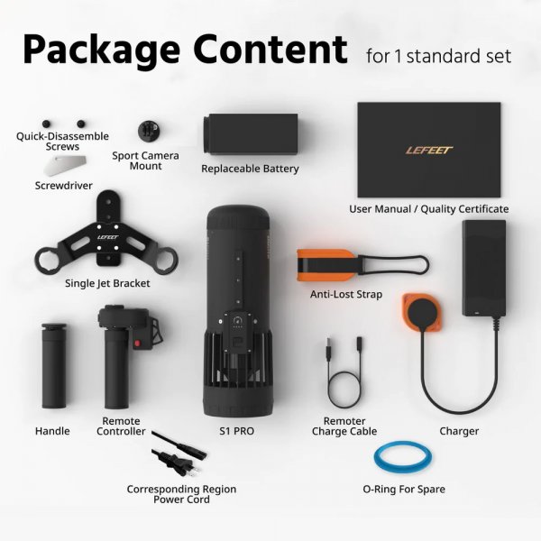 Lefeet S1 Pro Modular Underwater Scooter