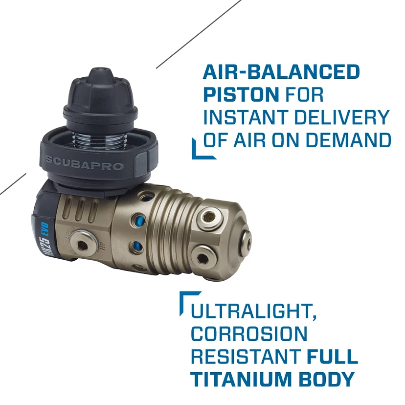 MK25T EVO/S620 X-Ti Dive Regulator System (TITANIUM) INT/DIN
