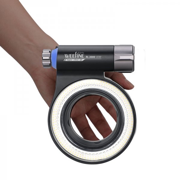 Weefine WF105 3000 CCW Strobe Static Macro Ring Light