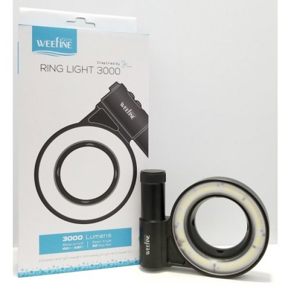 Weefine WF058 Ring Light 3000 Lumen Close-up Macro Photo Video Light