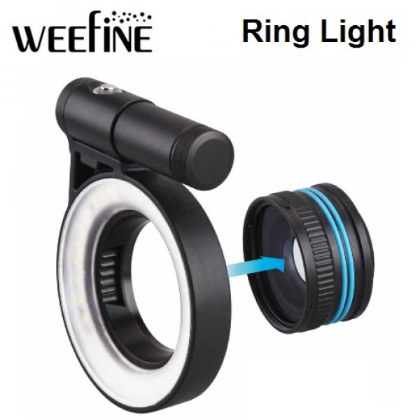 Weefine WF058 Ring Light 3000 Lumen Close-up Macro Photo Video Light